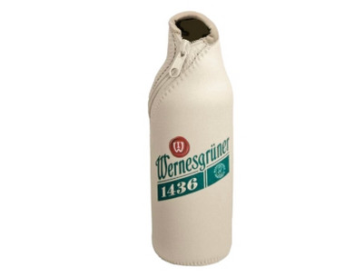 Flaschen-Sleeve aus Neopren als Werbeartikel mit Ihrem Logo bedruckt